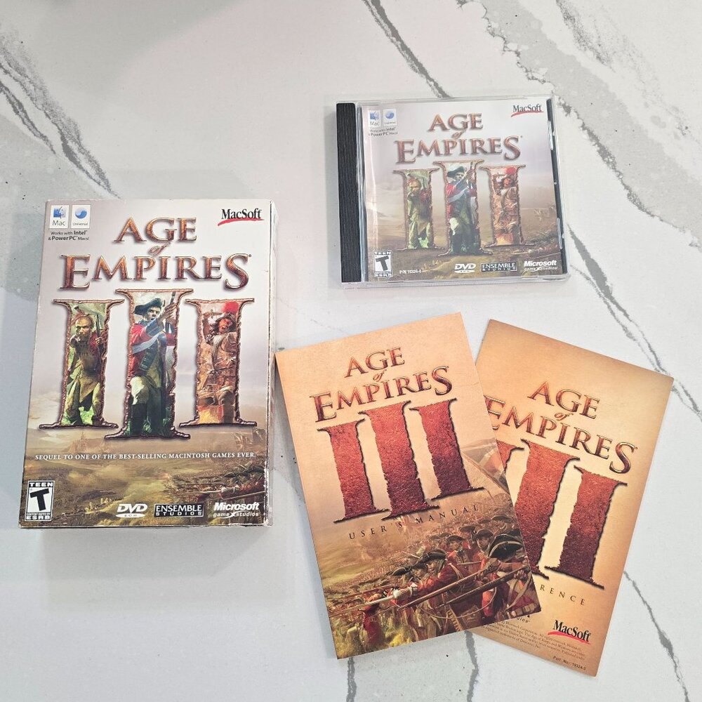 Age Of Empires III MacSoft DVD Game For Mac